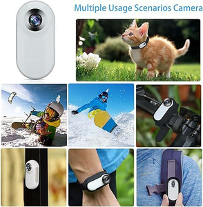 Collier pour chien HD 1080P avec caméra, colliers pour chat avec enregistrement vidéo, mini caméra sport sans fil, caméras d'action, caméra corporelle pour animaux de compagnie - Product Image 5