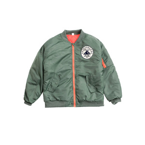 Veste à fermeture éclair pour enfants, vêtement matelassé chaud tout-aller pour l'hiver, imprimé teint en pièce, <span class=keywords><strong>costume</strong></span> de baseball coupe-vent pour garçon, veste pour garçon - Product Image 1