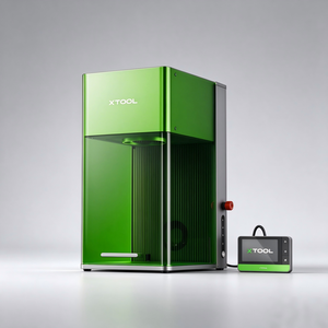 Machine de gravure 3D ultra-rapide Xtool F1 pour métaux, découpeuse <span class=keywords><strong>laser</strong></span> double fibre et diode 20W pour acier inoxydable - Product Image 1