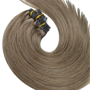 Extensiones de cabello humano virgen de visón Real, Clip de cabello Natural, precio de fábrica, venta al por mayor - Product Image 1