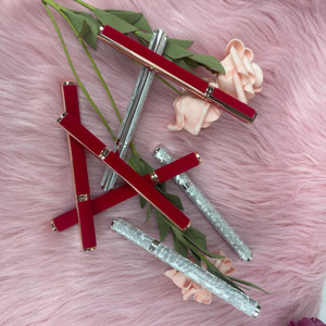 P-17 gros rouge et Argent magique colle végétalien eyeliner stylo colle imperméable cils colle stylo eyeliner - Product Image 5