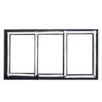 North Tech N8200 fenêtre coulissante en aluminium double vitrage 3 pistes prix aux philippines