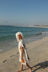 Vestido de Algodón para Niñas, Agradable al Tacto, Ofrece Comodidad Veraniega, Interés Visual Decorativo y una Sensación Ligera - Product Image 4