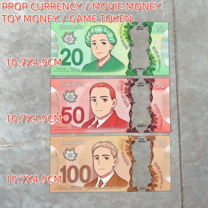 Tiền đạo cụ siêu mỏng Canada, dùng cho phim ảnh, trang trí sự kiện và đạo cụ, tiền giấy đô la giả, trông như thật, làm bằng nhựa - Product Image 5