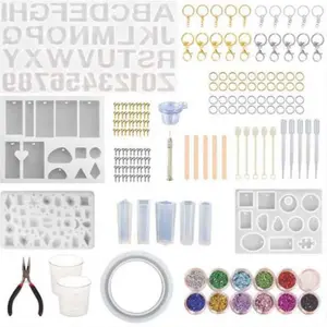 Epoxy Resin For Jewelry Accessories DIY Handcraft Filling Resin Mold Sets UV Resin silicone Filling Irregular 3D Decoration Gift