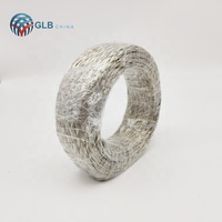 Cable de Cobre Trenzado de 50 mm² 1/0 AWG para Conexión de Cables Eléctricos a Tierra, Bridas de Bocina
