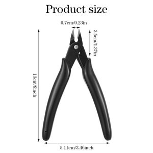 Pinzas Ergonómicas para Extensiones de Cabello Obexa OBP-30493 de Acero Inoxidable Negro, para Uso Doméstico, Corte y Agarre de Anillos Micro Nano - Product Image 6