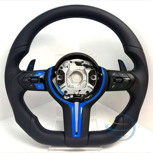 Volante in Fibra di Carbonio e Pelle Personalizzato per <span class=keywords><strong>BMW</strong></span> F80 M3 F11 F31 F01 F07 X4 F26 F06 F87 F44 F87 M2 X1 F48 F34 F26 F21 F12 - Product Image 3