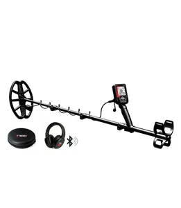Détecteur de métaux V80 haute performance, portable, pour la recherche de trésors souterrains, or et argent, détection extérieure, modèle noir - Product Image 1