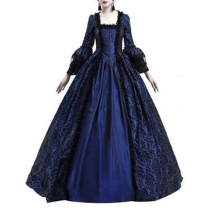 <span class=keywords><strong>2022</strong></span> vestido de baile victoriano <span class=keywords><strong>Medieval</strong></span> Vintage para mujer disfraz de princesa renacentista para juerga navideña - Product Image 5