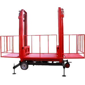Platform Elevator elektrik Lift hidrolik 220V logam tahan lama Platform perancah 1 Ton kapasitas 10m/menit kecepatan untuk Hotel - Product Image 4
