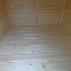 Nichoir pour chien en bois à motif uni, élégant et durable, en bois massif, pour chiots - Product Image 4