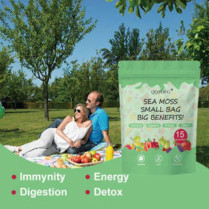 Gummies de mousse de mer, 15 unités, <span class=keywords><strong>sans</strong></span> <span class=keywords><strong>sucre</strong></span>, véganes, pour l'immunité, la digestion, l'énergie, la détox, <span class=keywords><strong>sans</strong></span> additifs - Product Image 3