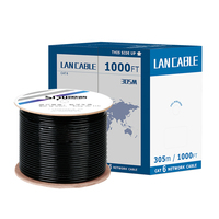 Fabricants de câbles SIPU de haute qualité 4 paires de câbles réseau UTP Ftp Cat5e Cat6 Câble Cat5 en rouleau de 305m pour la communication Internet