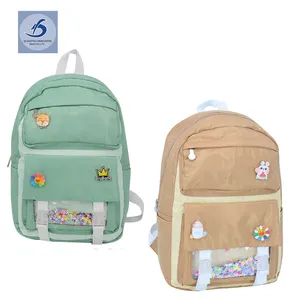 Vente chaude sacs personnalisés fille école sac à dos sac d'école 2021 étanche OEM personnalisé Logo étudiant bookbags voyage sacs à dos