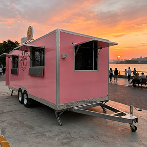 Fast Sandwich Trailer USA Ice Cream Food Truck Festival Coffee CE Catering <b>Cart</b> - Product Image 6