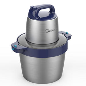 เครื่องบดเนื้อมีเดีย 5 ลิตร สแตนเลส สตีล ไฟฟ้า สำหรับใช้ในครัวเรือนและเชิงพาณิชย์ สีฟ้า - Product Image 5