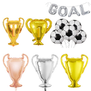 Nuevos Globos de Aluminio con Forma de Trofeo Dorado y Plateado, Temática Deportiva, Decoración para Fiestas de Navidad y Halloween, para Niños - Product Image 6