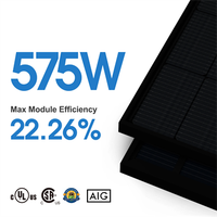 Stock UE Module TOPCon Pv Panneau solaire Panneaux solaires photovoltaïques 430w 400w 500w 450w 550w Panneaux solaires bifaciaux noirs