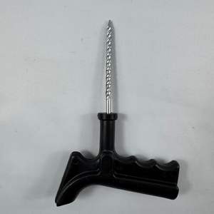 Commercio all'ingrosso 6 pezzi pistola maniglia <span class=keywords><strong>auto</strong></span> Kit riparazione pneumatici A3 acciaio zincato ottone plastica e metallo strumenti per pneumatici Tubeless - Product Image 4