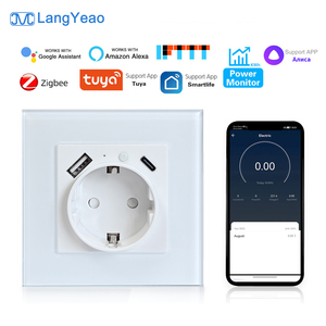 Enchufe Inteligente WiFi ZIGBEE LangYeao Tipo C+USB con Monitoreo de Energía, Compatible con Tuya, Alexa, Google Home, Temporizador y Función de Compartir - Product Image 1