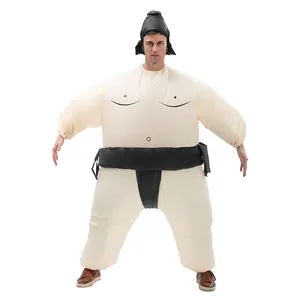 HUAYU stokta popüler spor oyunu şişme Sumo kostüm havaya uçurmak Cosplay kostüm yetişkin için