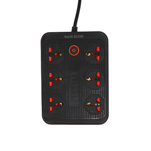 Thời gian mới bảng điện phổ quát với 6 <span class=keywords><strong>AC</strong></span> cửa hàng phụ kiện hệ thống dây điện Dải mở rộng Dây ổ cắm 10A Đánh giá hiện tại - Product Image 3