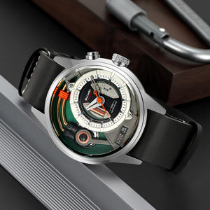 Montre de loisirs pour homme Skmei 2333 de haute qualité, mouvement à quartz, bracelet en cuir, étanche 3 ATM, vente en gros transfrontalière - Product Image 2