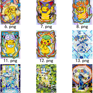 Tarjetas Pokémon Brillantes en Formato de Ladrillo Pequeño, Juguetes Coleccionables Favoritos de Mujeres y Niños, Juegos de Mesa al por Mayor por el 25 Aniversario - Product Image 6