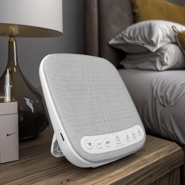 Custom Portable White Noise Machine 18 Natural Soothing Sound for Adults/Babies Unique Privacy Home & Office Travel Sleep Aid