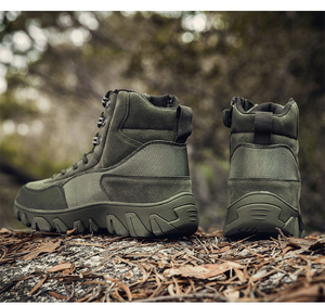 Nouveau design Bottes de combat marron respirantes et légères pour hommes Bottes tactiques supérieures - Product Image 4