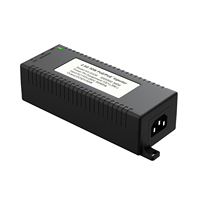 Injecteur PoE 2.5G 30W HX-QG30 ABS, alimentation AC100-240V, sortie DC52V, IEEE802.3AT, montage mural, commutateur Ethernet, caméra PTZ