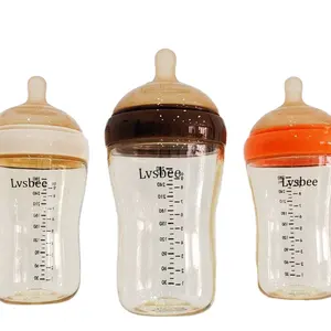 Schlussverkauf Produkt 9oz/280ml PPSU Babymilchflasche Anti-Blötzung Bpa-frei Babynahrungsflasche