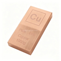 Barre de cuivre de haute pureté 1 kg – Prix de la barre de lingot pour collection