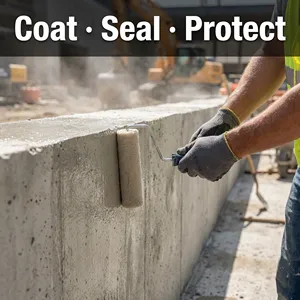 Barrière d'humidité pour béton, scellant transparent, revêtement de protection pour barres d'armature, imperméabilisation pénétrante du béton - Product Image 2