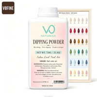 Kit de poudre à ongles VOFINE Custom VE-8, poudre acrylique pour ongles, poudre acrylique en vrac, ensemble de poudre à ongles pour immersion