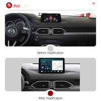 Autoradio rouge HI-FI pour Mazda CX-5 2017-2021 9.5 pouces 2k écran Android lecteur DVD de voiture 2din DSP Carplay GPS Navigation