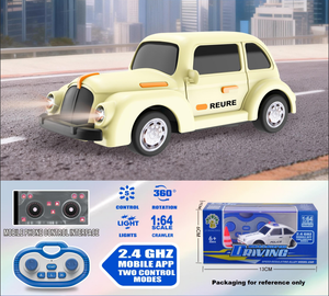 1:64 <b>Scale</b> 2026 New 2.4G <b>Mini</b> Remote Control Car LED Lights Remote Control And APP Control 3-Speed Switching One-Click Auto Demo - Product Image 2
