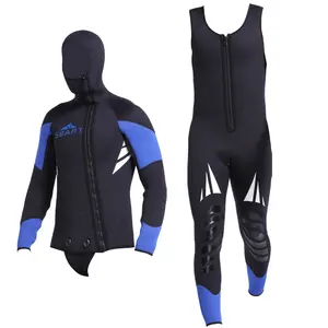 Unisex Custom Sportswear 5mm Diving Suit And 3mm Neoprene Surf Wetsuits 2 Pieces Breathable Spearfishing Wet Suits