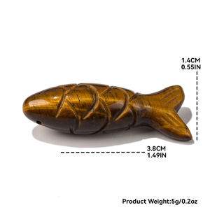 จี้แกะสลักรูปสัตว์ปลา14*38มม. น่ารัก<span class=keywords><strong>ตลก</strong></span>พิเศษเครื่องประดับหินควอตซ์สีชมพูสำหรับสร้อยคอ - Product Image 6