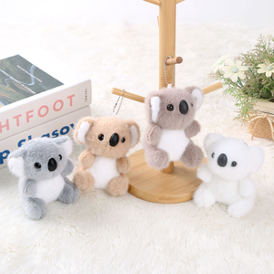 Gantungan Kunci Boneka Koala Duduk Lucu Grosir OEM, Boneka Koala Lembut dan Mengembang dari Mesin Cakar, Mainan Hewan Boneka untuk Hadiah - Product Image 3