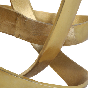 Scultura Decorativa in Alluminio a Forma di Nodo, Ornamento Moderno per Casa, Ufficio, Bagno, Soggiorno, Arredamento Elegante - Product Image 6
