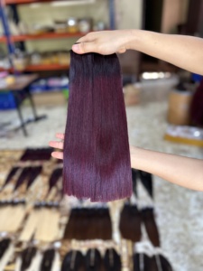 Extensiones de Cabello Humano Vietnamita de Lujo, Cabello Natural Liso Virgen Remy con Cutícula Intacta para Venta al por Mayor Global - Product Image 3