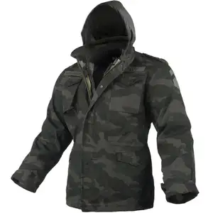 Enkele Kleur Uniformen M65 Veld Jas Uniform Parka Jas Met Een Verwijderbare Voering Aangepaste