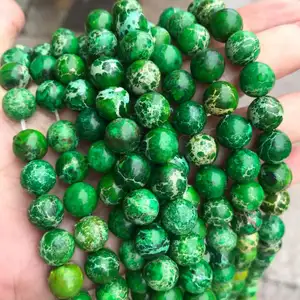 Loose Beads Round gemstone beads Stone For Jewelry Making Hole: 1mm 1368205