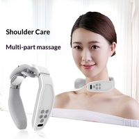 Masseur de cou à vibrations haute vitesse avec réglage multi-modes et chaleur, léger et portable pour les voyages et la maison