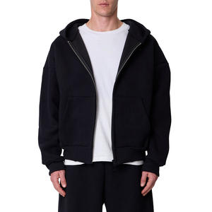 Sweat-shirt à capuche confortable multicolores pour homme, lourd, surdimensionné, zippé, sweat-shirt d'hiver pour homme, veste décontractée confortable avec poches - Product Image 4