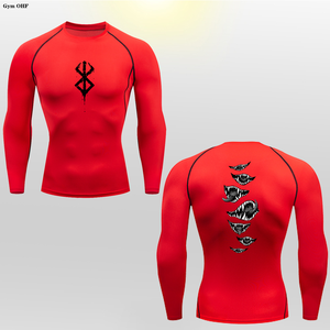 Camiseta Deportiva de Manga Corta para Hombre, Diseño Anime <span class=keywords><strong>Berserk</strong></span> Guts, <span class=keywords><strong>180</strong></span> Gramos, Transpirable, Absorbe la Humedad, para Gimnasio y Fitness - Product Image 6