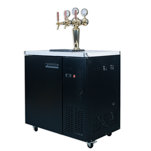 Distributore di birra alla spina <span class=keywords><strong>professionale</strong></span> 3-Tap tipo T con doppio sistema di raffreddamento e torre in acciaio inossidabile resistente - Product Image 3