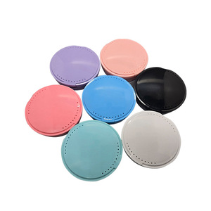 Round Portable Dental Storage Box With Mirror Orthodontic <b>Retainer</b> <b>Case</b> Invisalign Braces Container Multiple Colors - Product Image 1